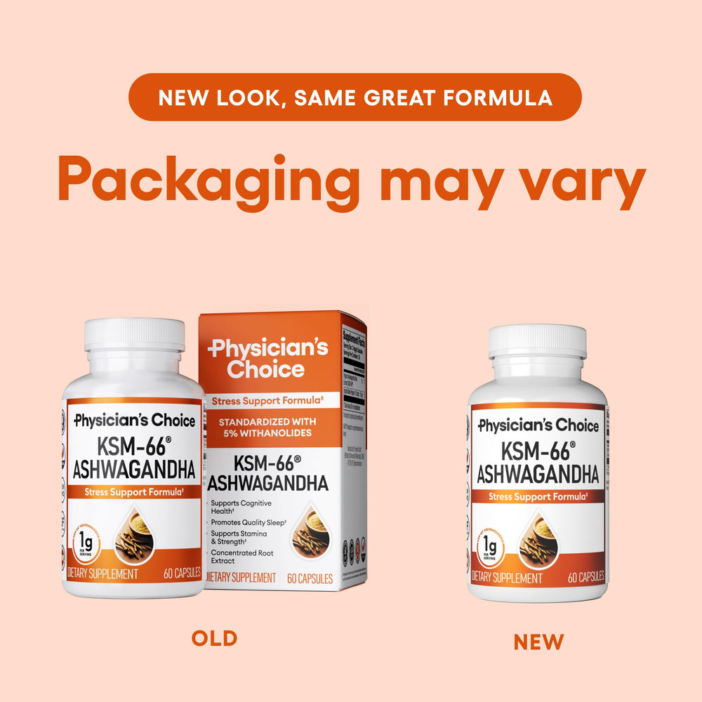 Physician's CHOICE KSM-66 bottle in gym scene for athletic support