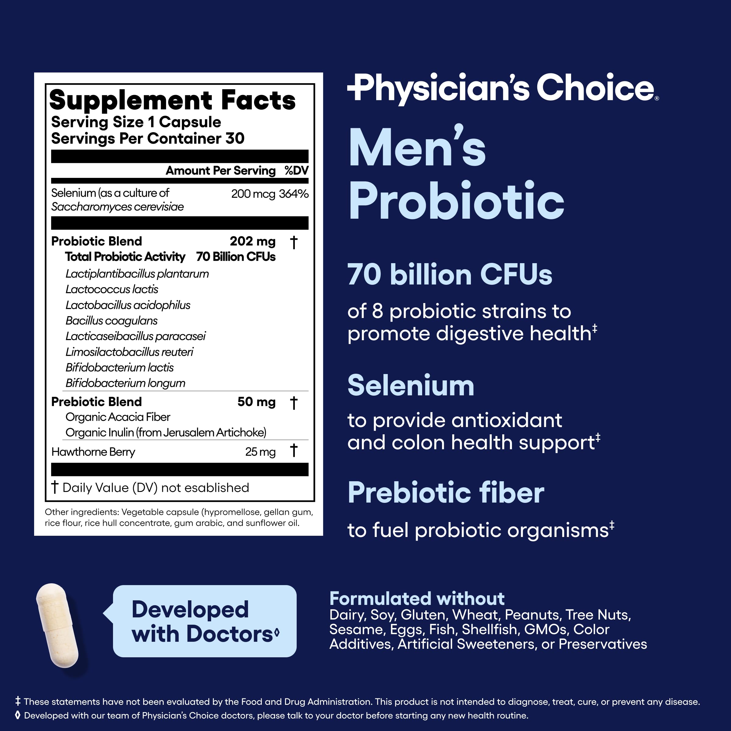 Made in USA and third-party tested icons on packaging