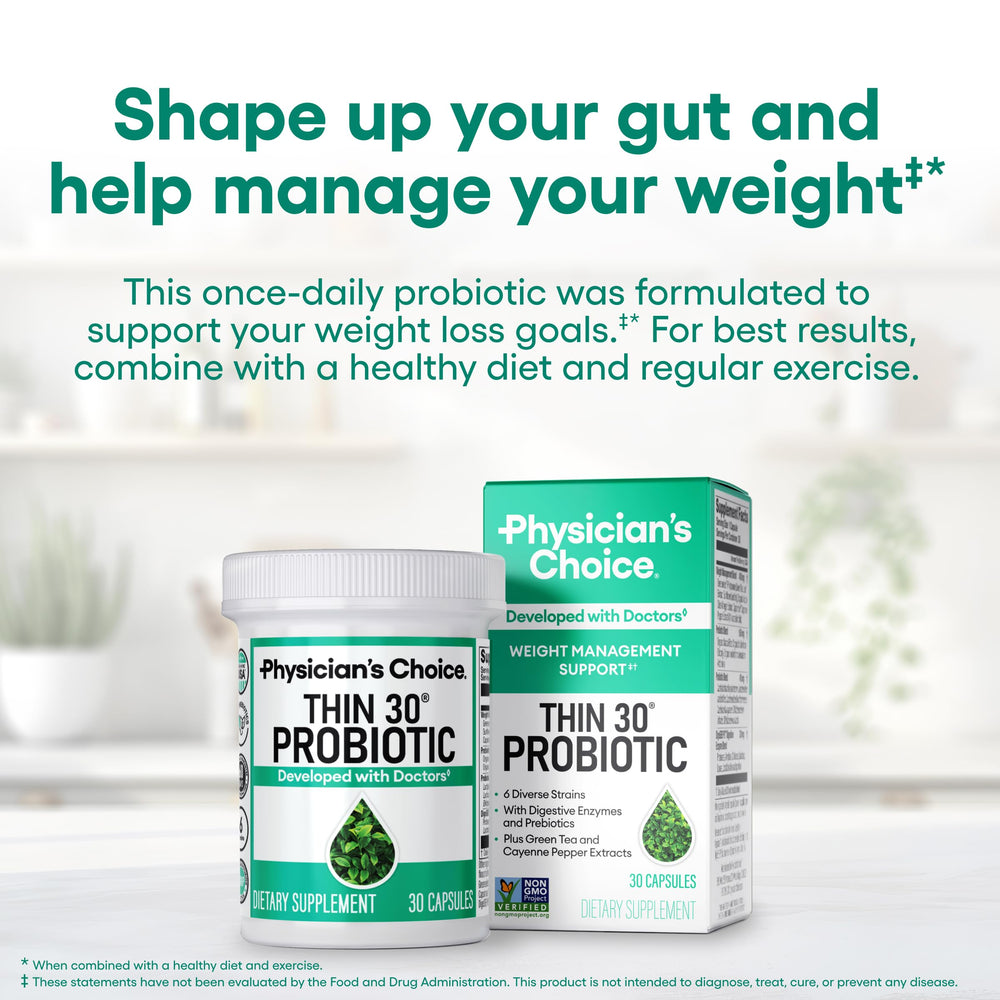 Physician's CHOICE six-strain capsules supporting gut balance