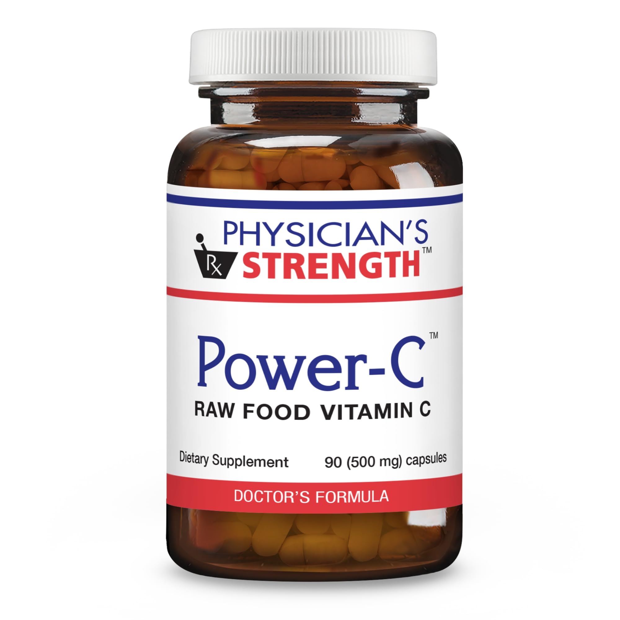 Bottle of Physician's Strength Power-C 90 capsules