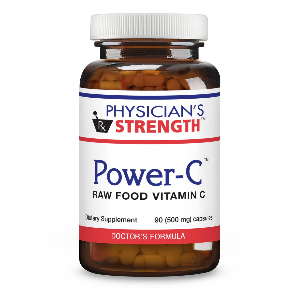 Bottle of Physician's Strength Power-C 90 capsules
