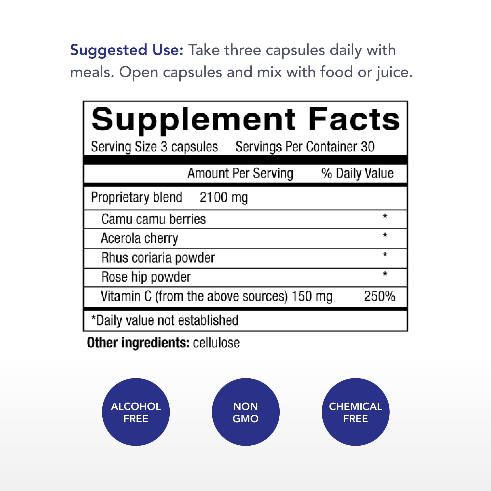 Close-up of camu camu and acerola cherry used in Power-C