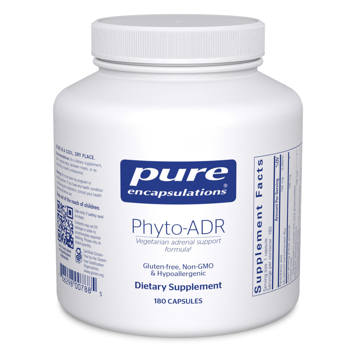 Pure Encapsulations Phyto-ADR bottle with 180 capsules