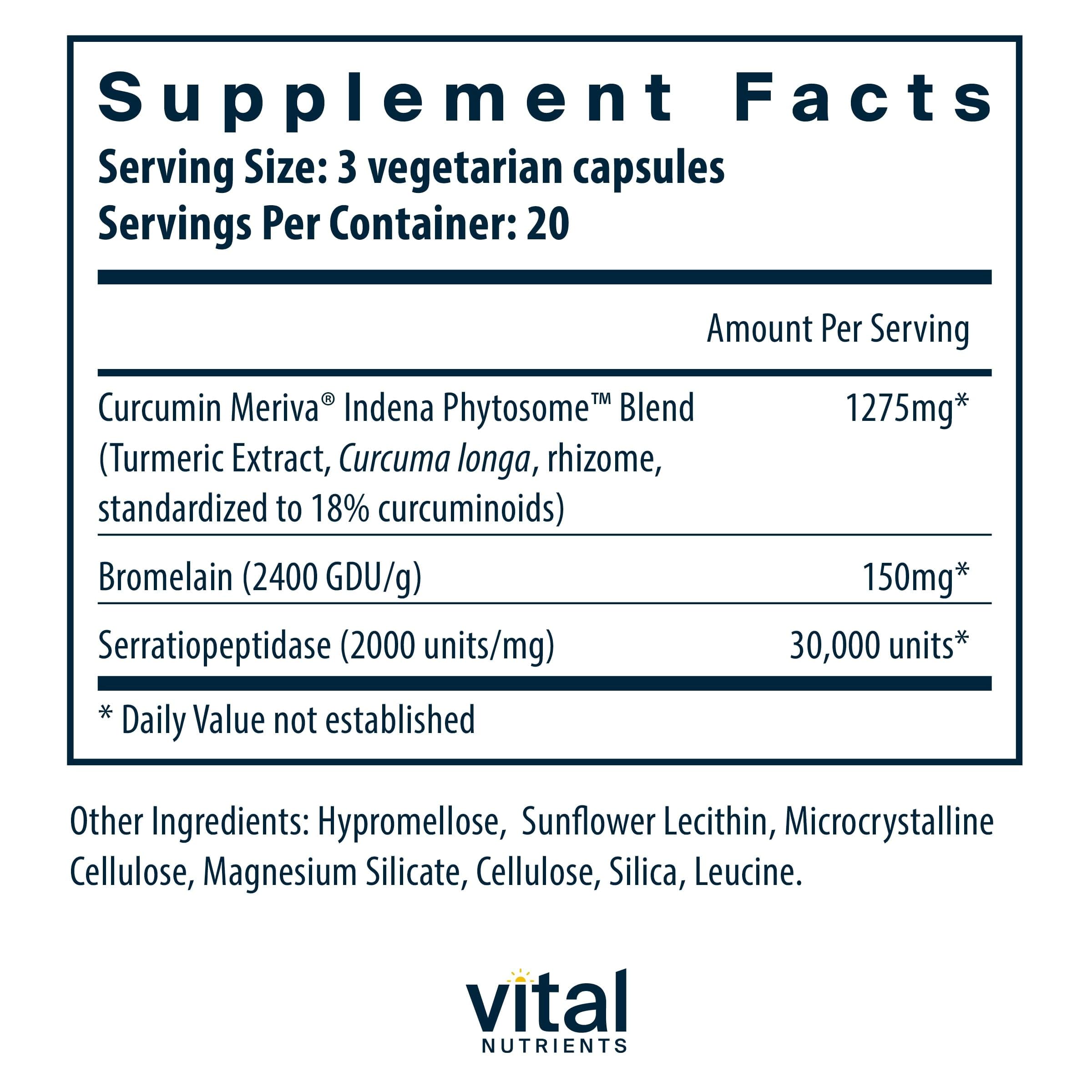 Curcumin with phytosome extract for enhanced absorption