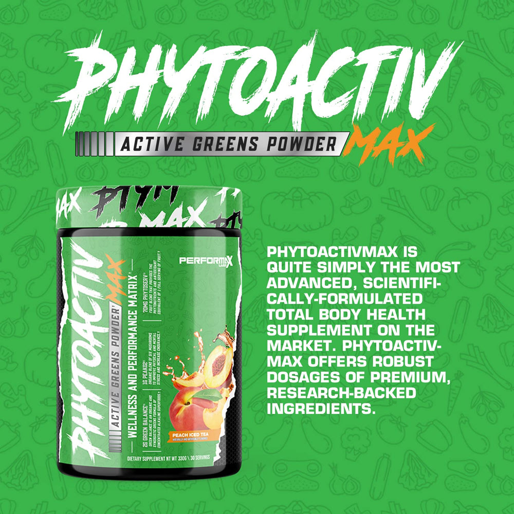 Close up of phytonutrient blend ingredients in PhytoactivMax Greens