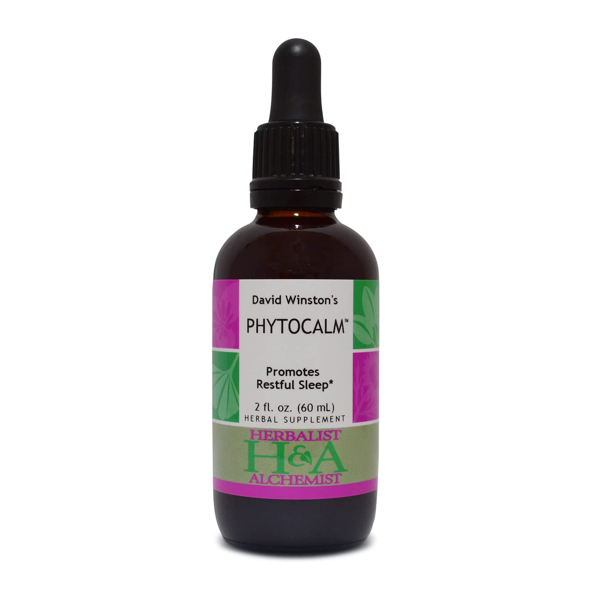 2oz bottle of Phytocalm by Herbalist & Alchemist David Winston