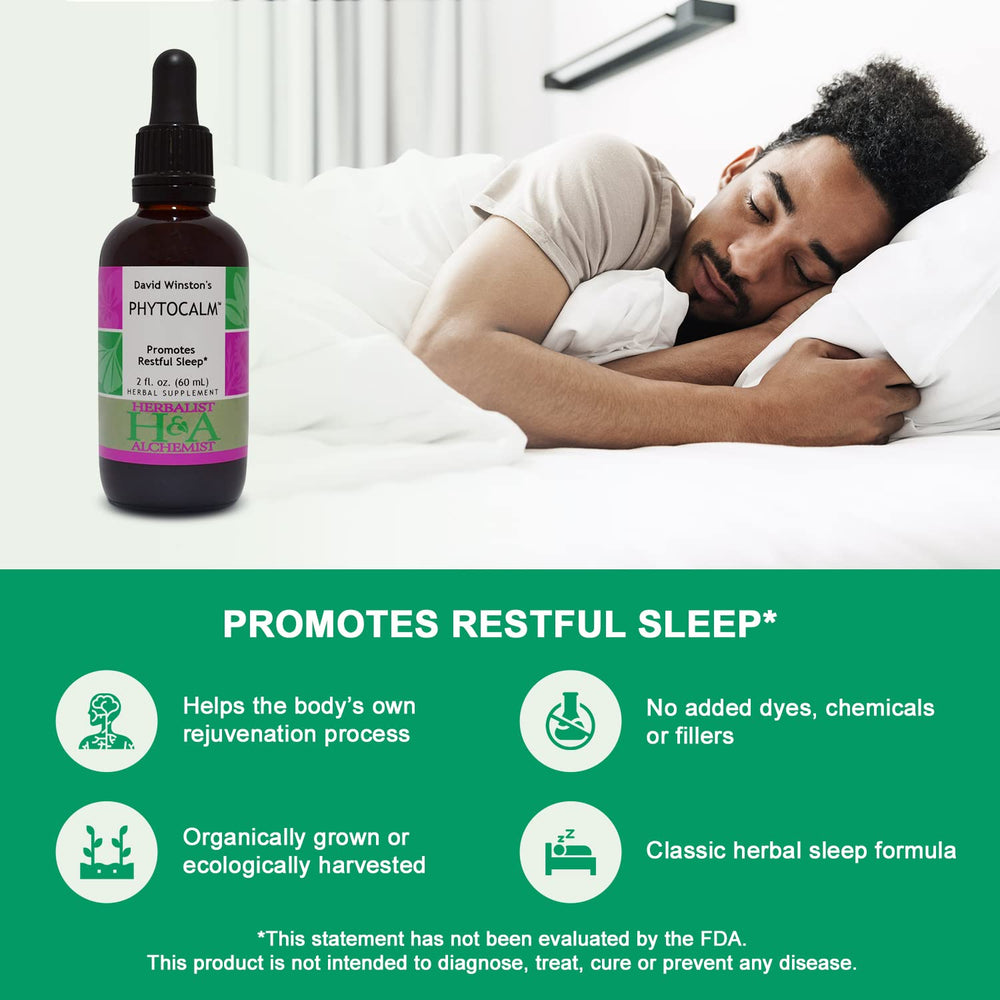 Ecologically harvested or organic herbs used in Phytocalm