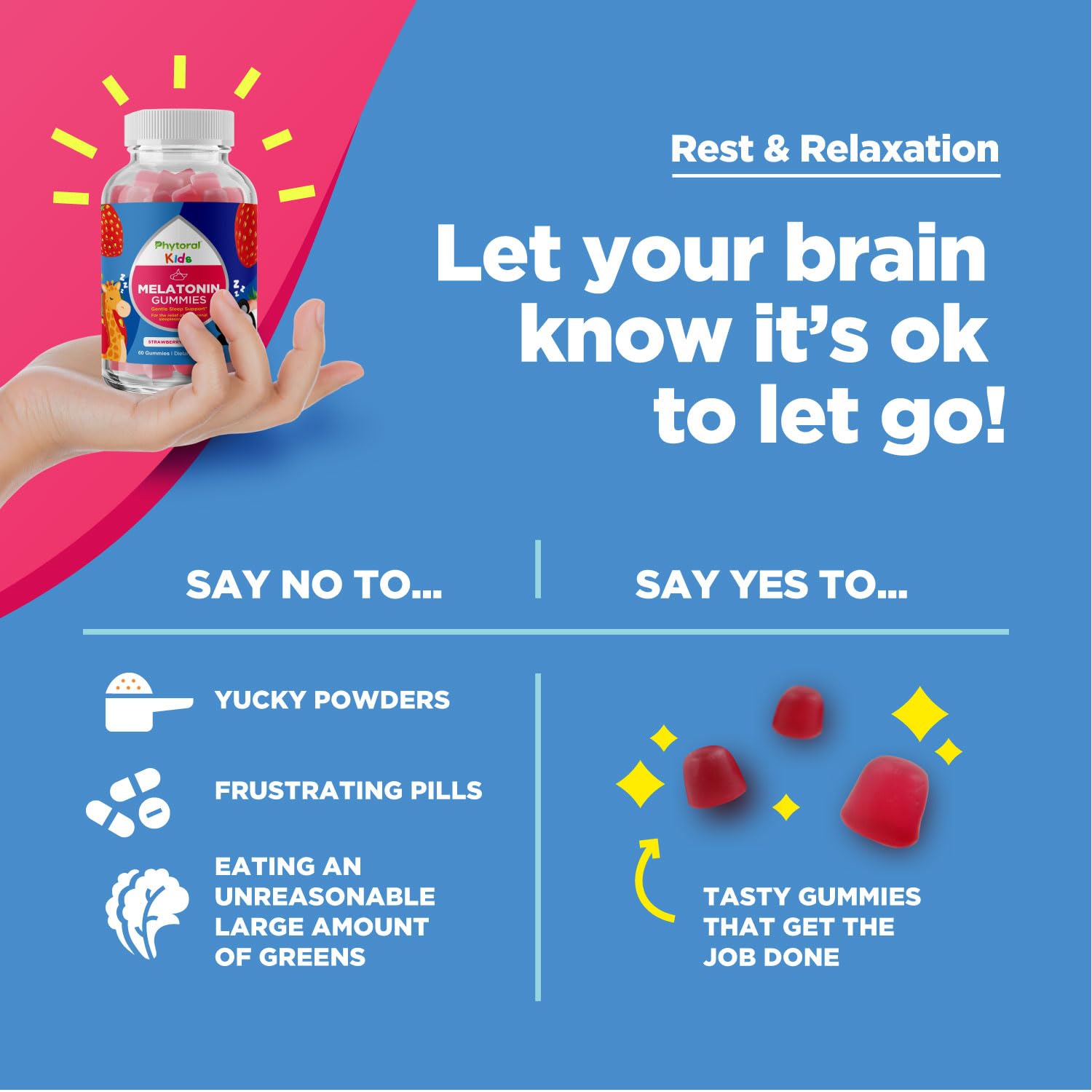 Brand theme highlighting sleep support and mood support