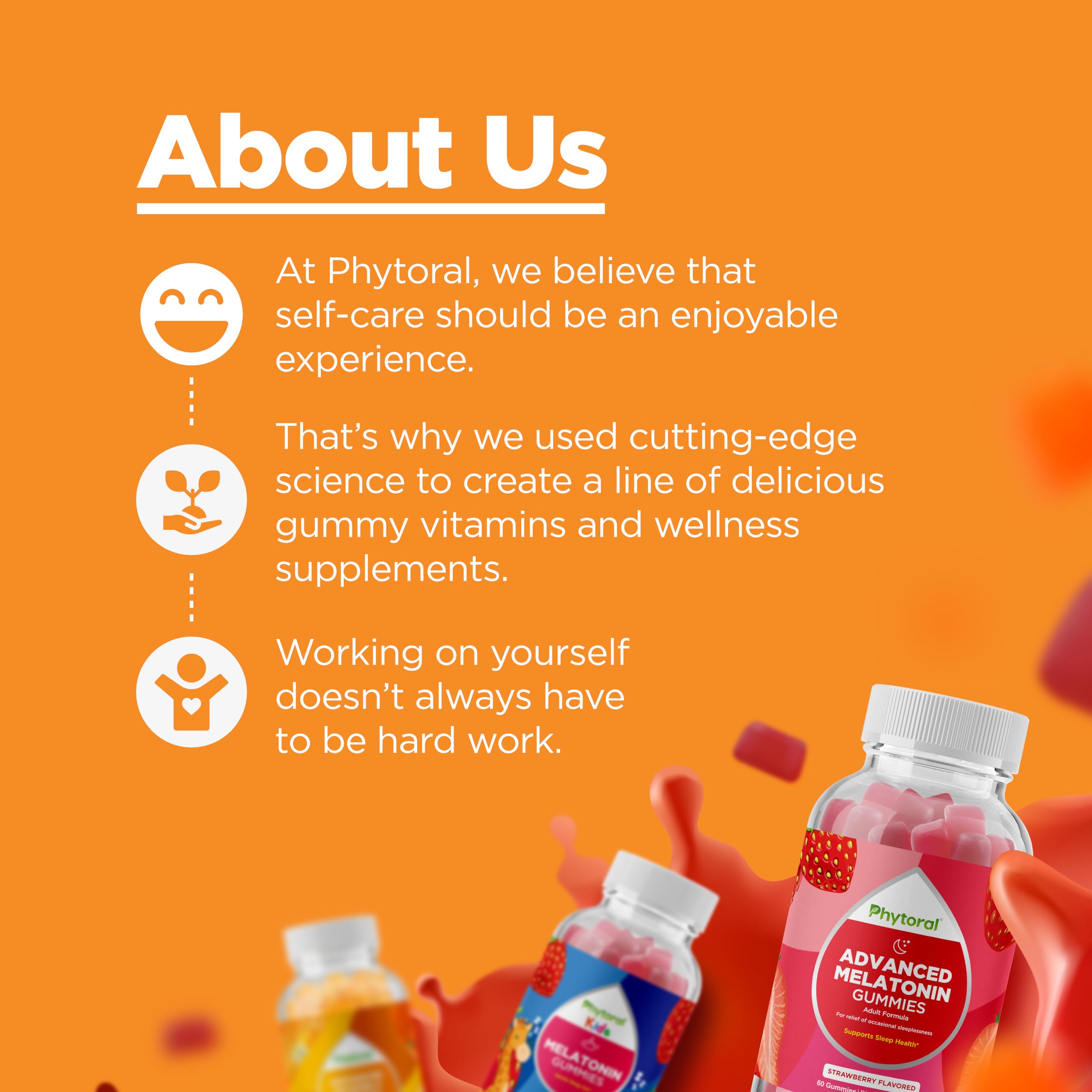 Nutrition facts for Phytoral Vitamin C Gummies