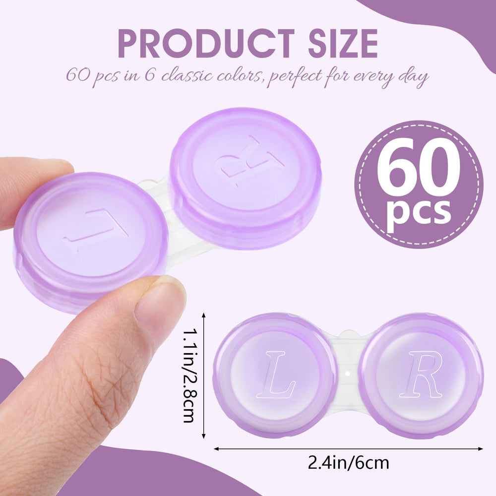 Six vibrant color options for Phyyixs contact lens cases