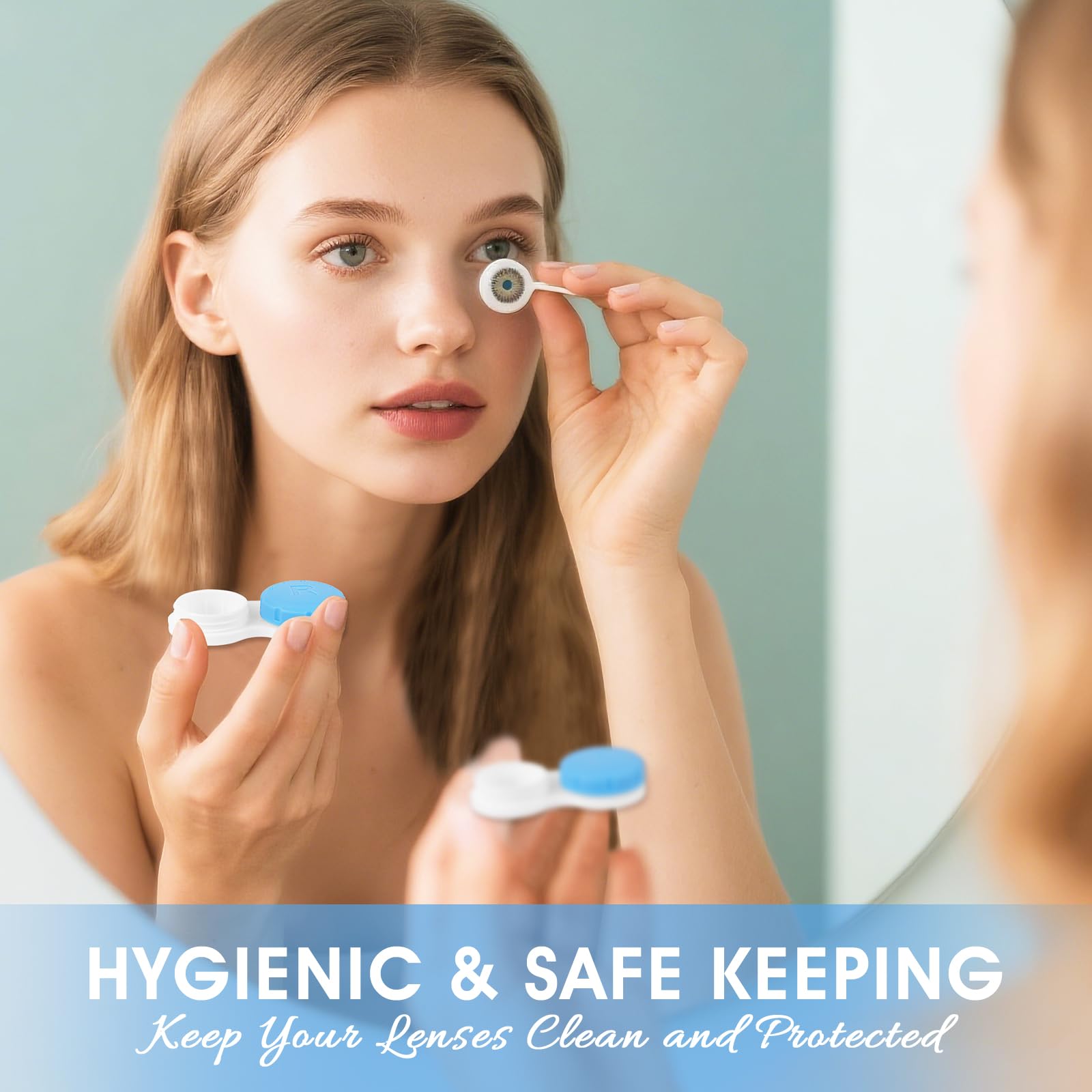 Compact dimensions 2.6 x 1.22 x 0.6 inches lens case