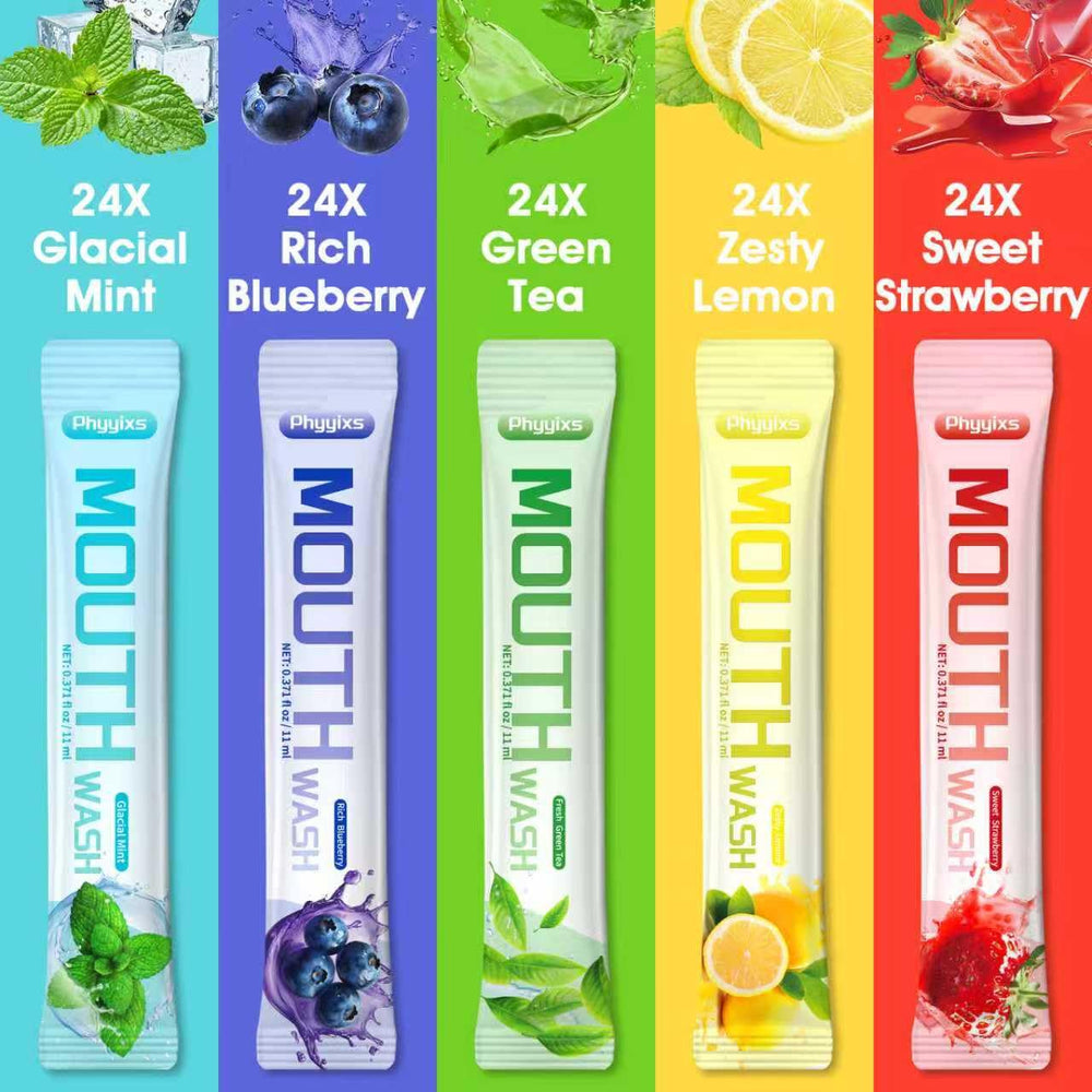 Alcohol-free mouthwash formula by Phyyixs