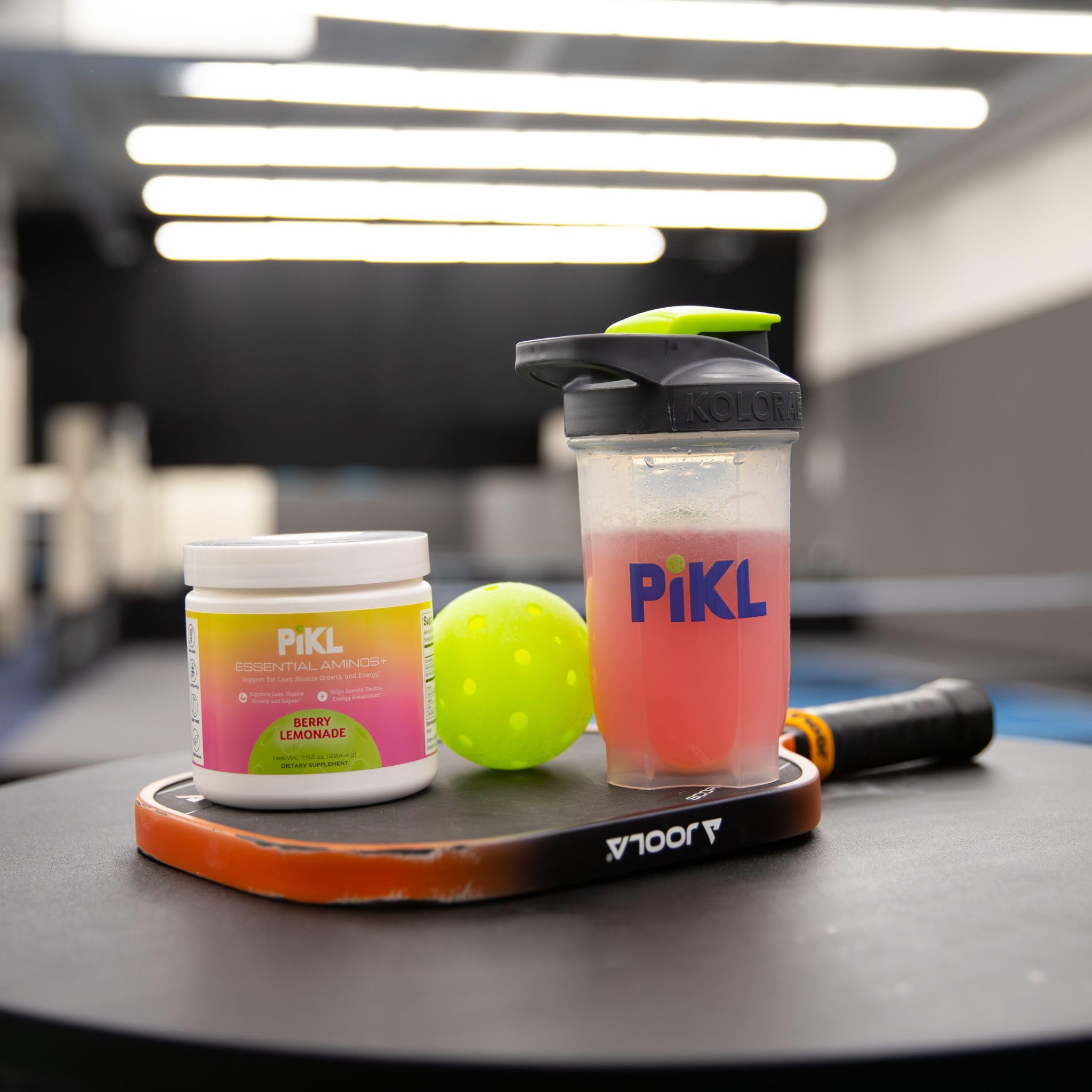 Hydration and energy benefits of PiKL Berry Lemonade Aminos for pickleball