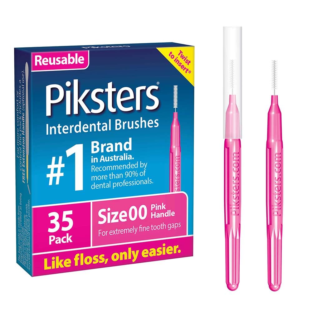 Piksters Interdental Brushes 00 size, 35-pack box front view
