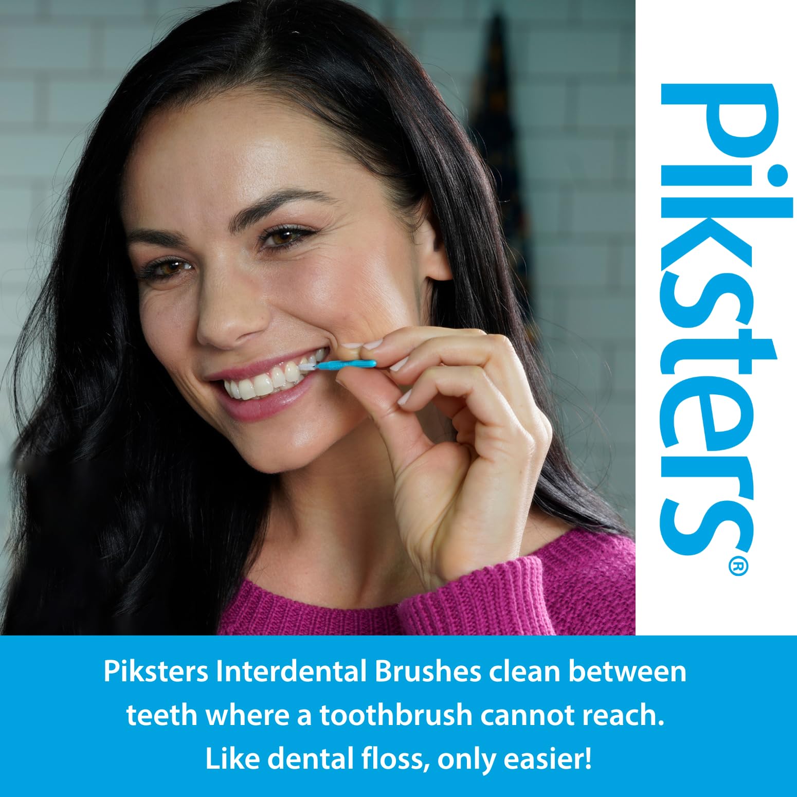 Brushing kit with Piksters Interdental Brushes 00 size