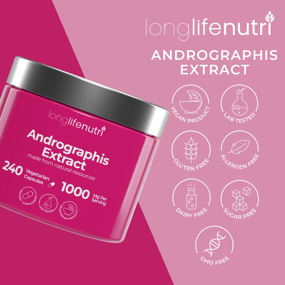 Pill organizer included with Andrographis extract