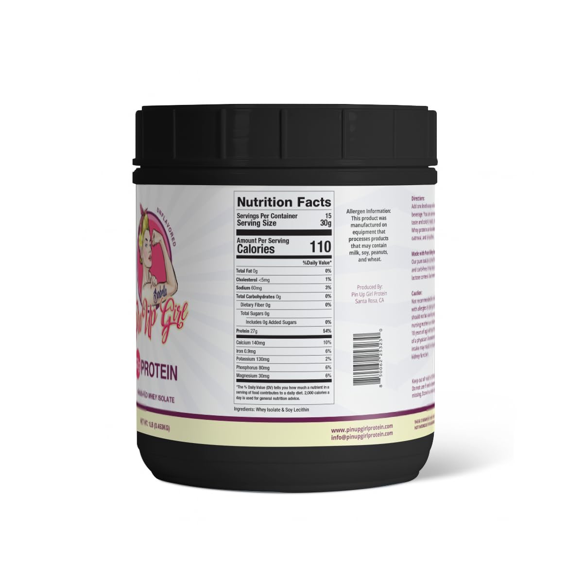 Lifestyle shot featuring Pin Up Girl Whey Protein Isolate Powder
