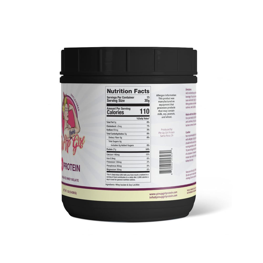 Lifestyle shot featuring Pin Up Girl Whey Protein Isolate Powder