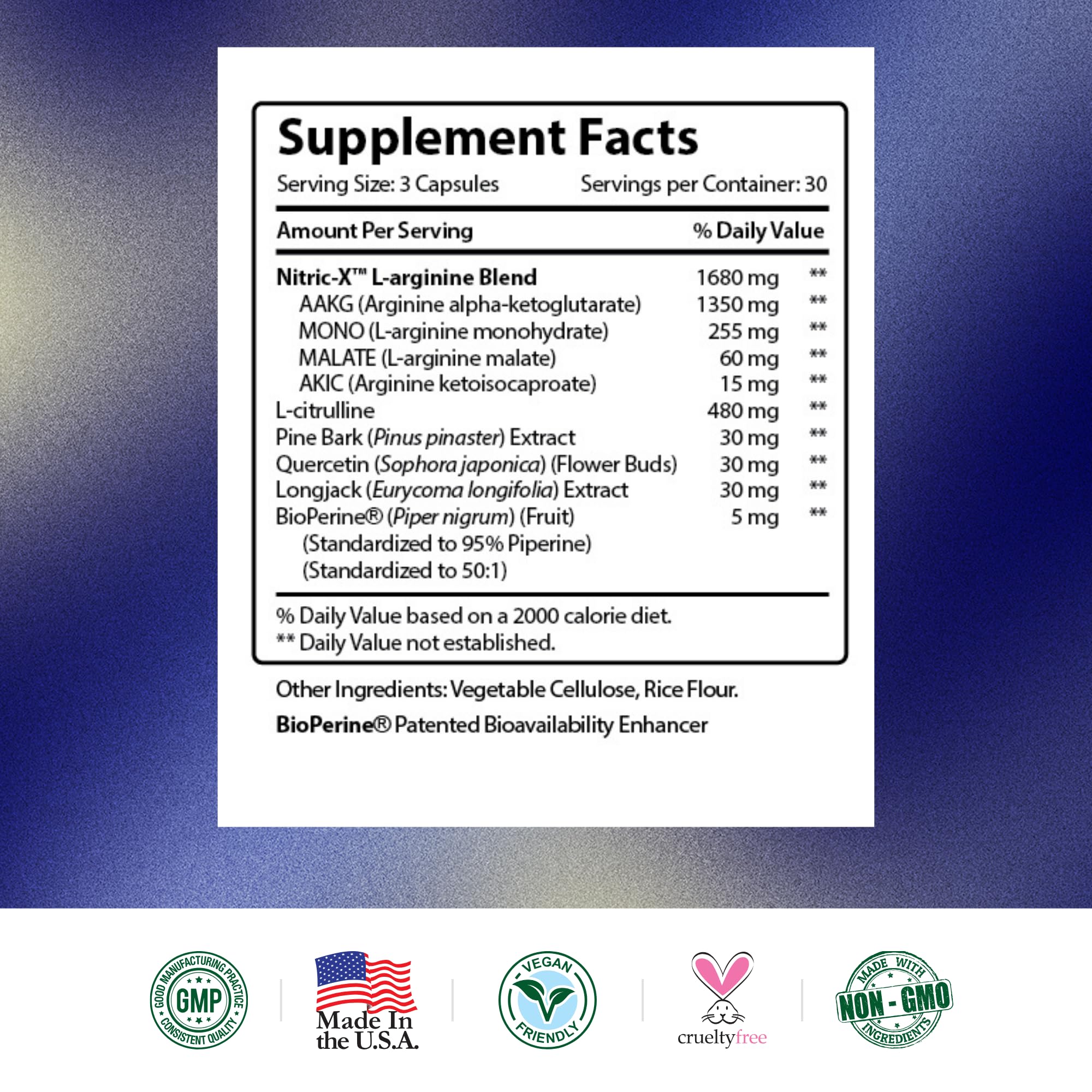 Pine bark extract and Eurycoma Longifolia in blend