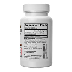 90 vegetarian capsules in a bottle