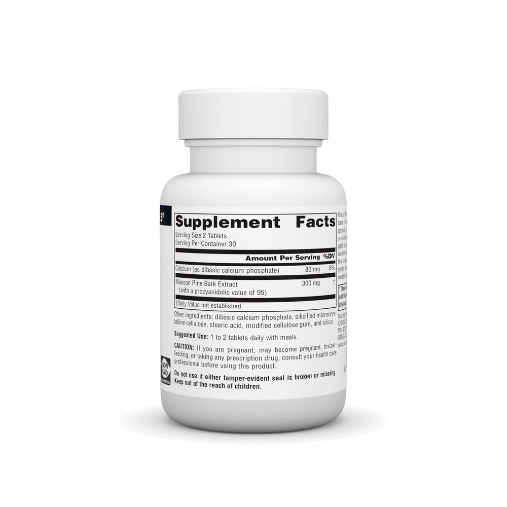 Pine bark extract 150mg front label