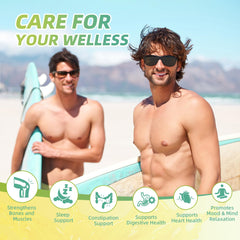 Pineapple-flavored magnesium citrate liquid poured into a glass