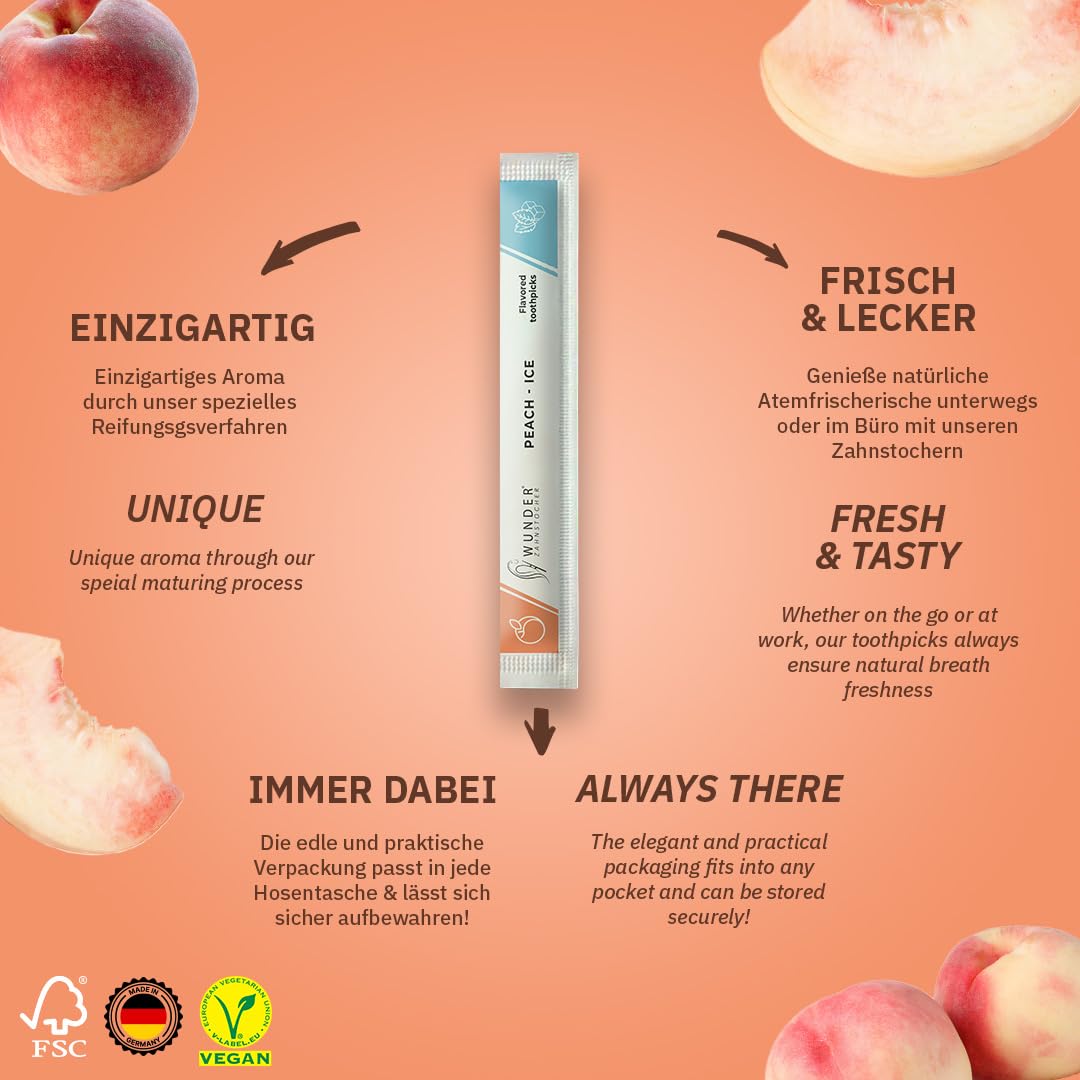 Pineapple flavored toothpicks in packaging