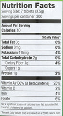 Close-up of Barley Grass tablets