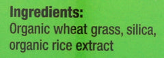 Pines Organic Wheat Grass Tablets USDA Organic certification badge on label