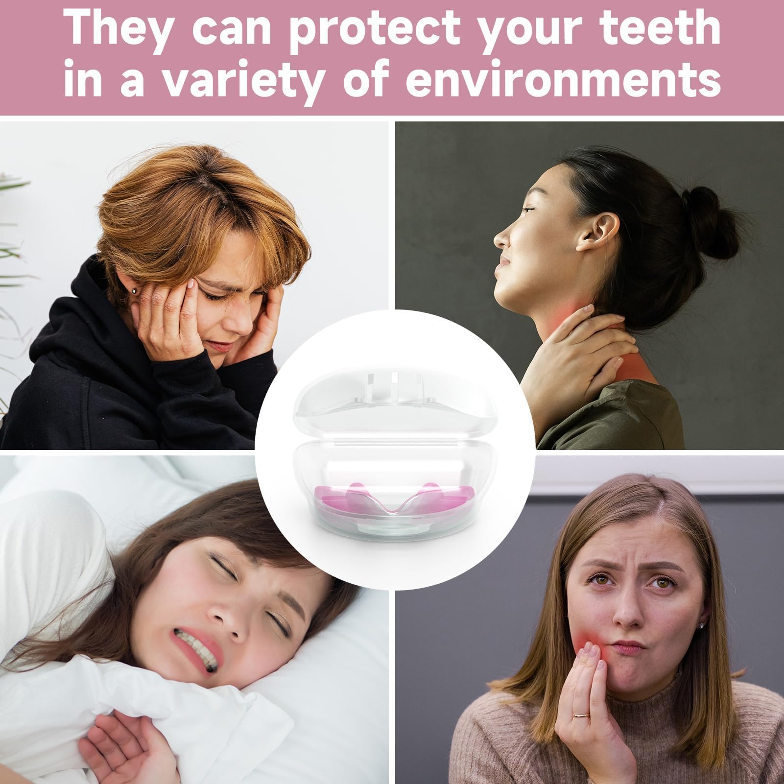 Durable bite guard for nighttime use and clenching