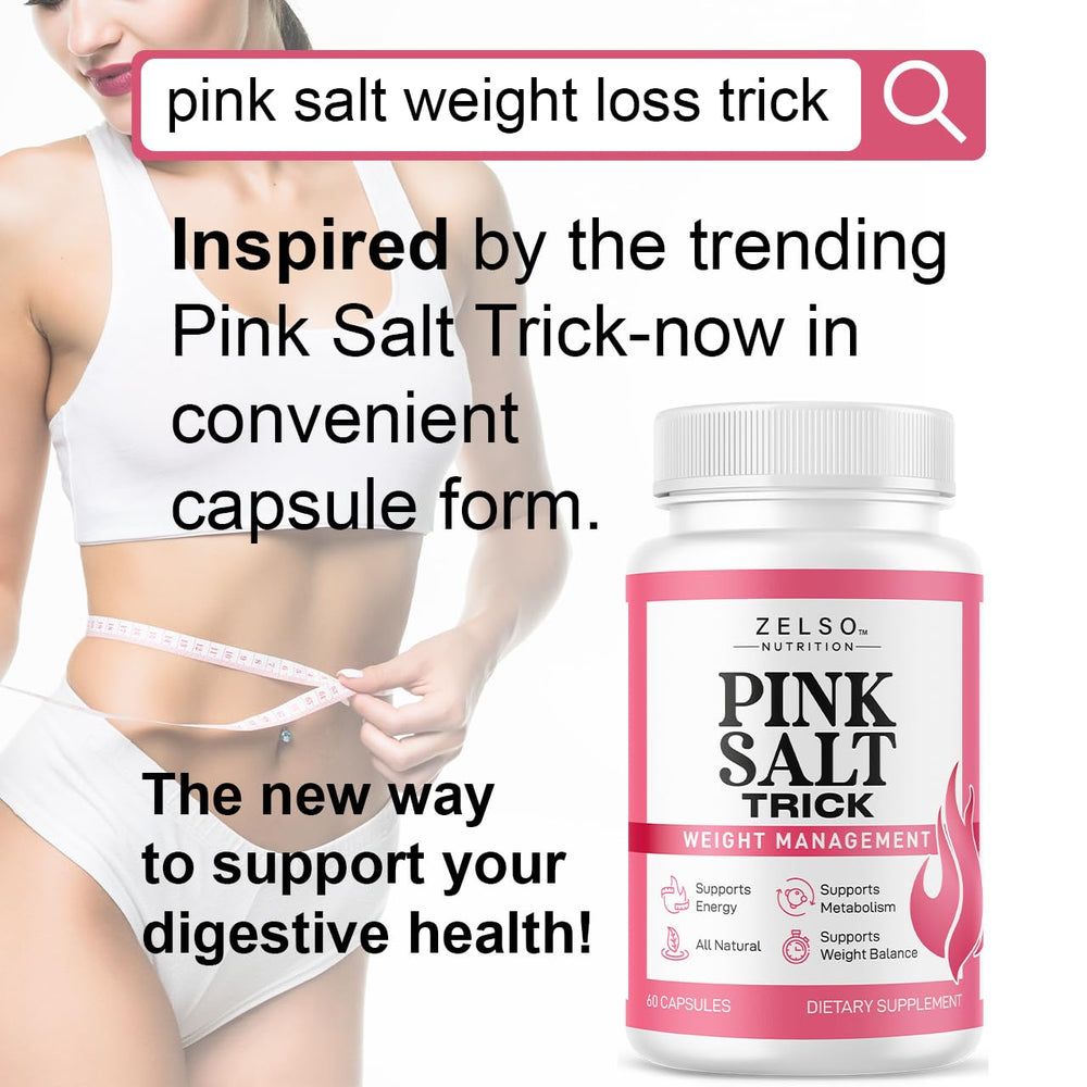 Close-up of Pink Salt Trick capsules