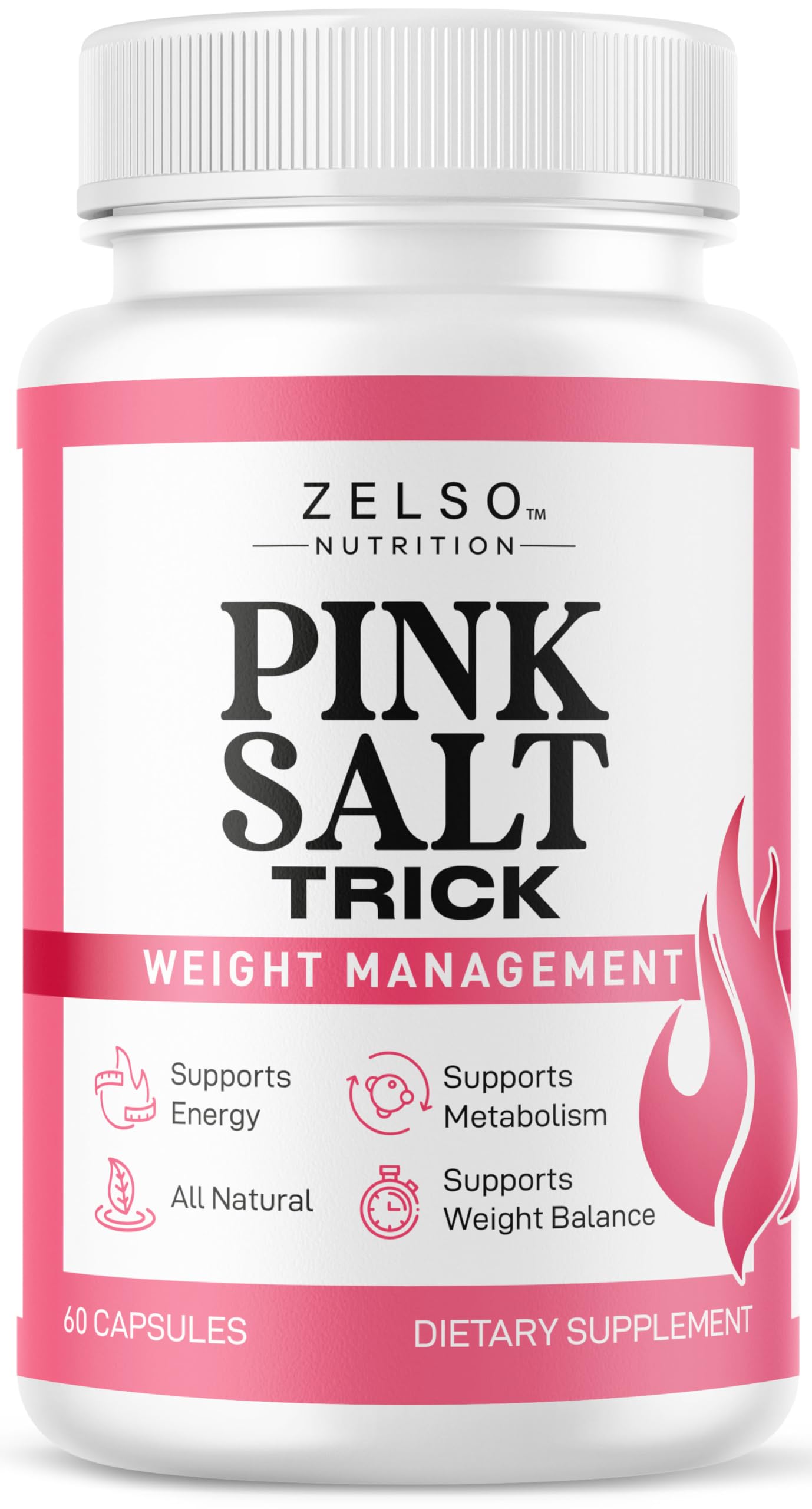 Pink Salt Trick Capsules bottle