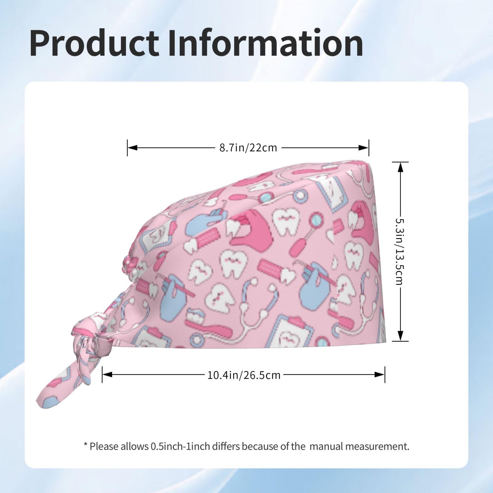 Nurse wearing pink scrub cap