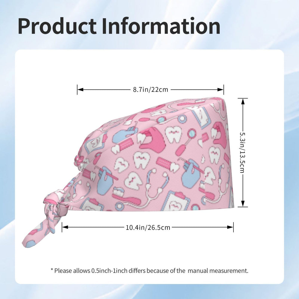 Nurse wearing pink scrub cap