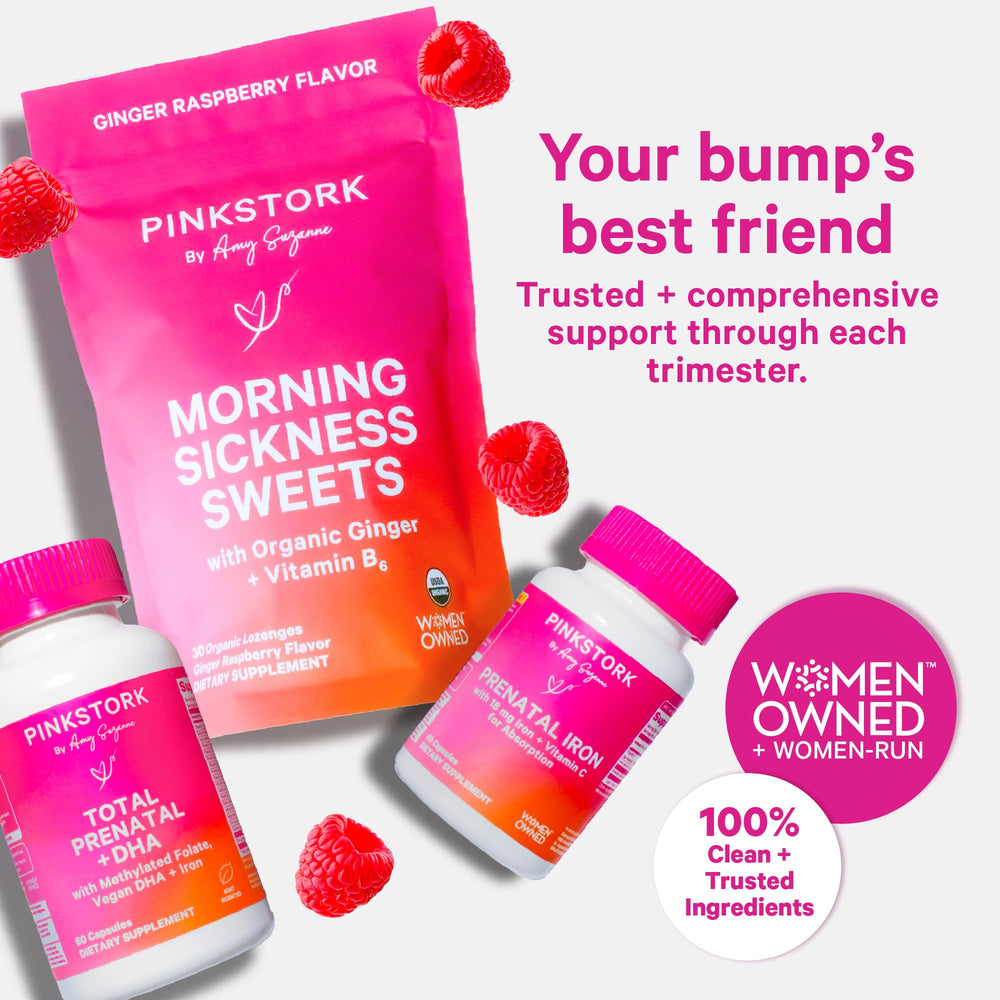 Women-owned Pink Stork team branding