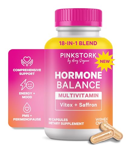 Pink Stork Hormone Balance bottle with label