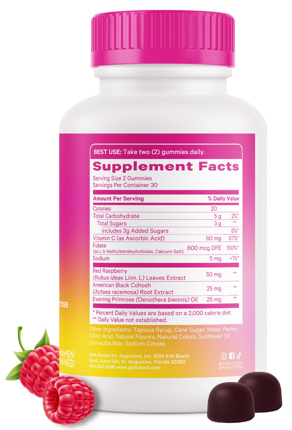 Concept image representing menopause relief with gummies