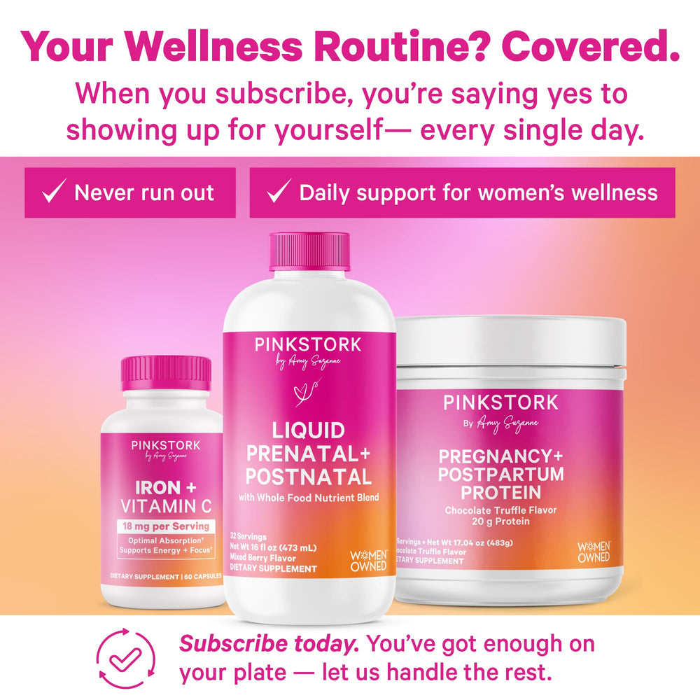 Lifestyle image showing morning sickness relief and digestion support