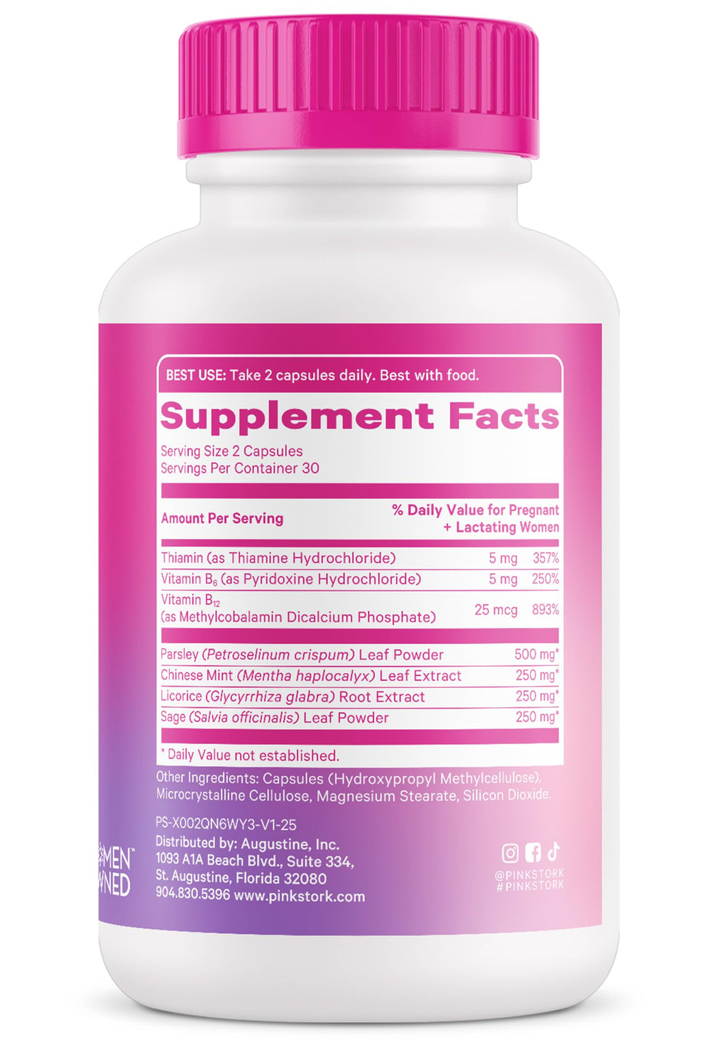 60 capsules displayed beside the bottle