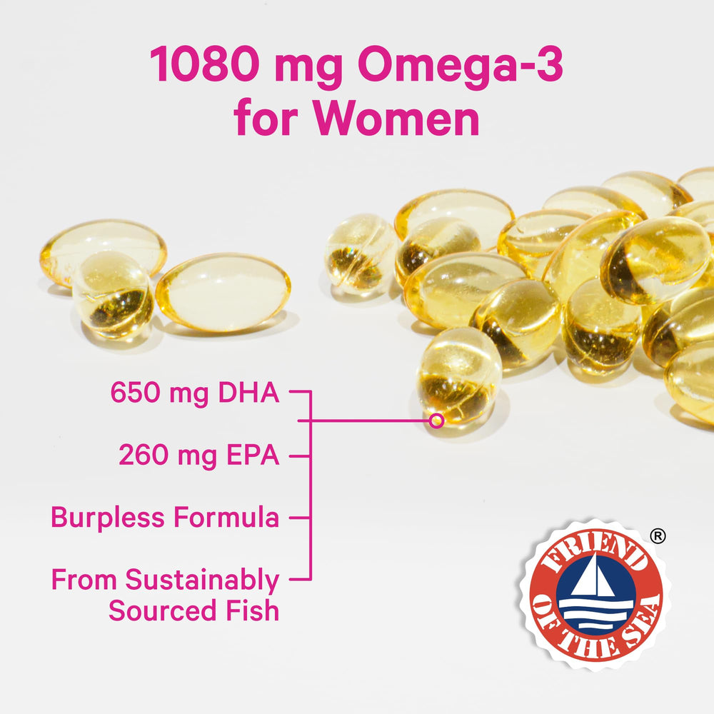 Close-up of burpless softgels with no fishy aftertaste