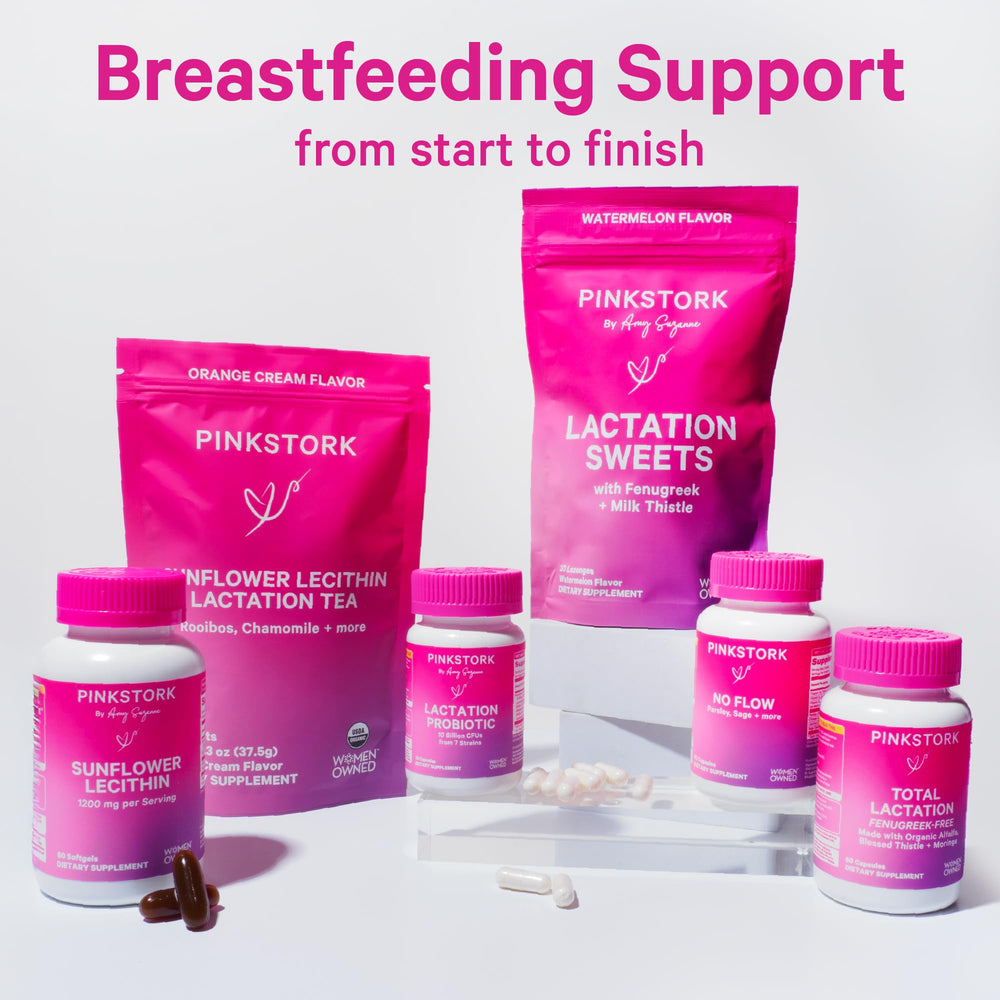 Breast milk flow enhancement with sunflower lecithin