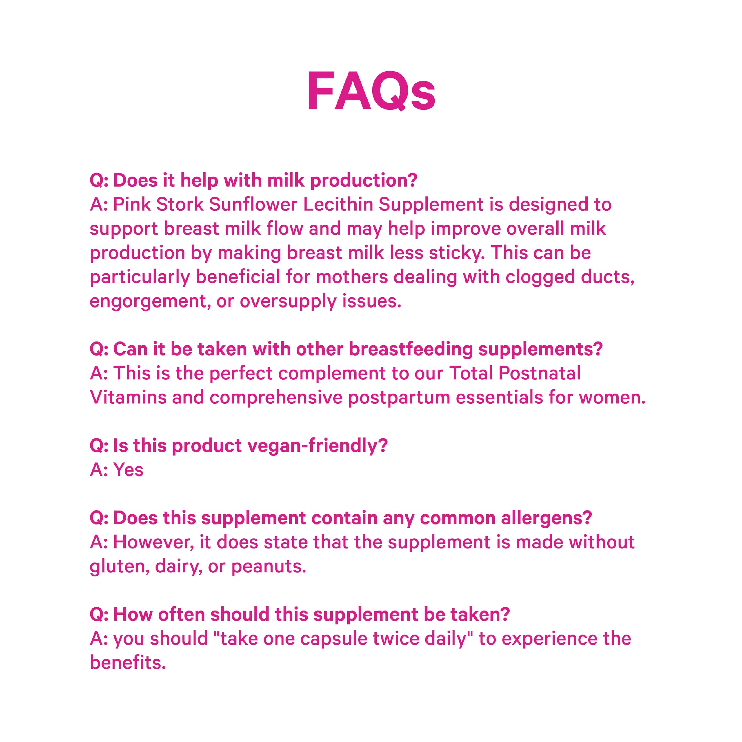 Unopened packaging of Pink Stork Sunflower Lecithin