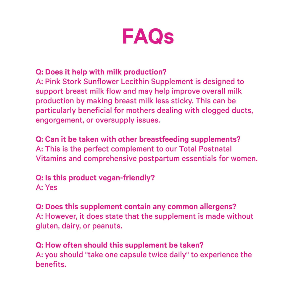 Unopened packaging of Pink Stork Sunflower Lecithin