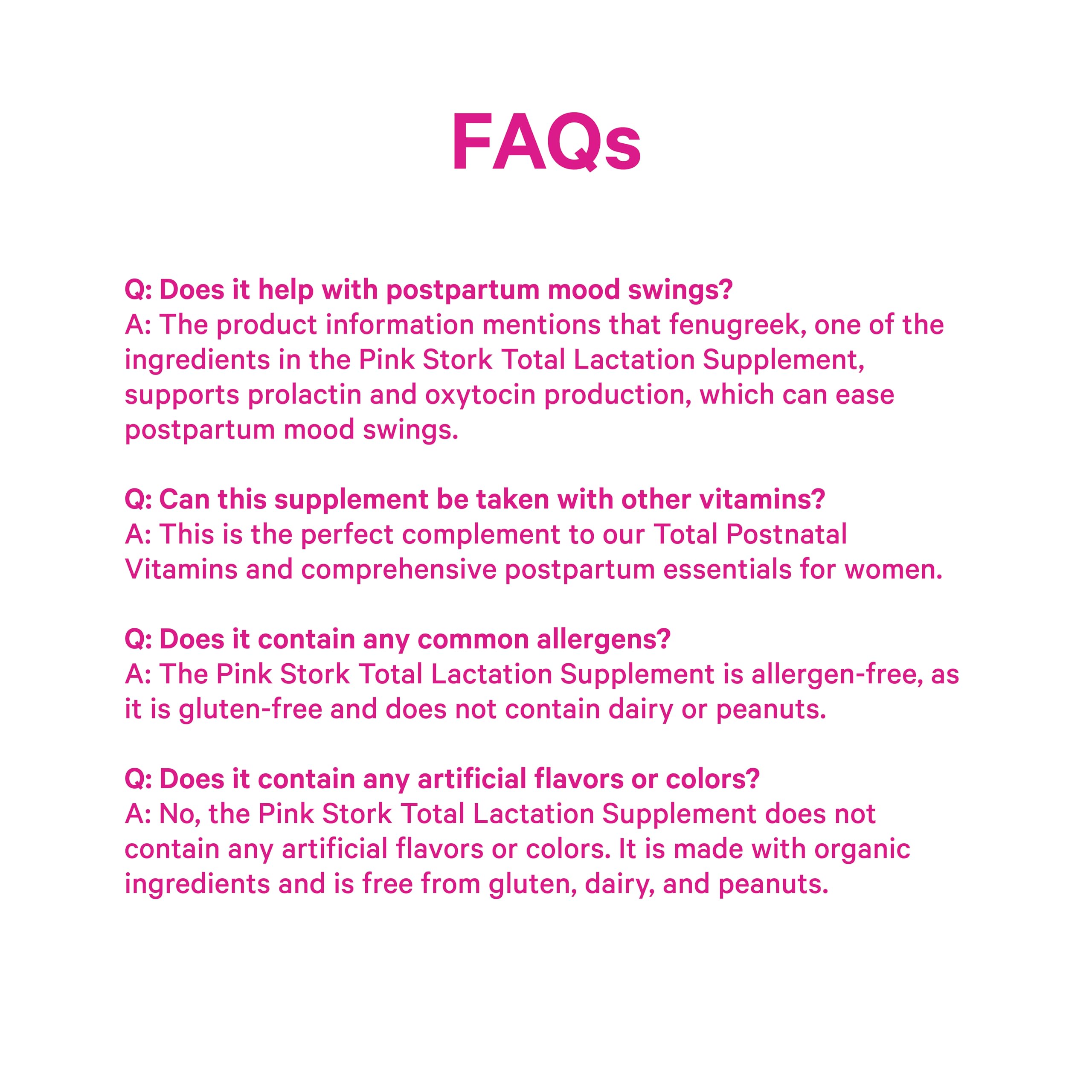Two daily capsules of Pink Stork Total Lactation