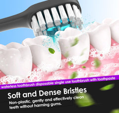 Pinkart to-go oral care includes mouthwash beads, floss, and tongue scraper.