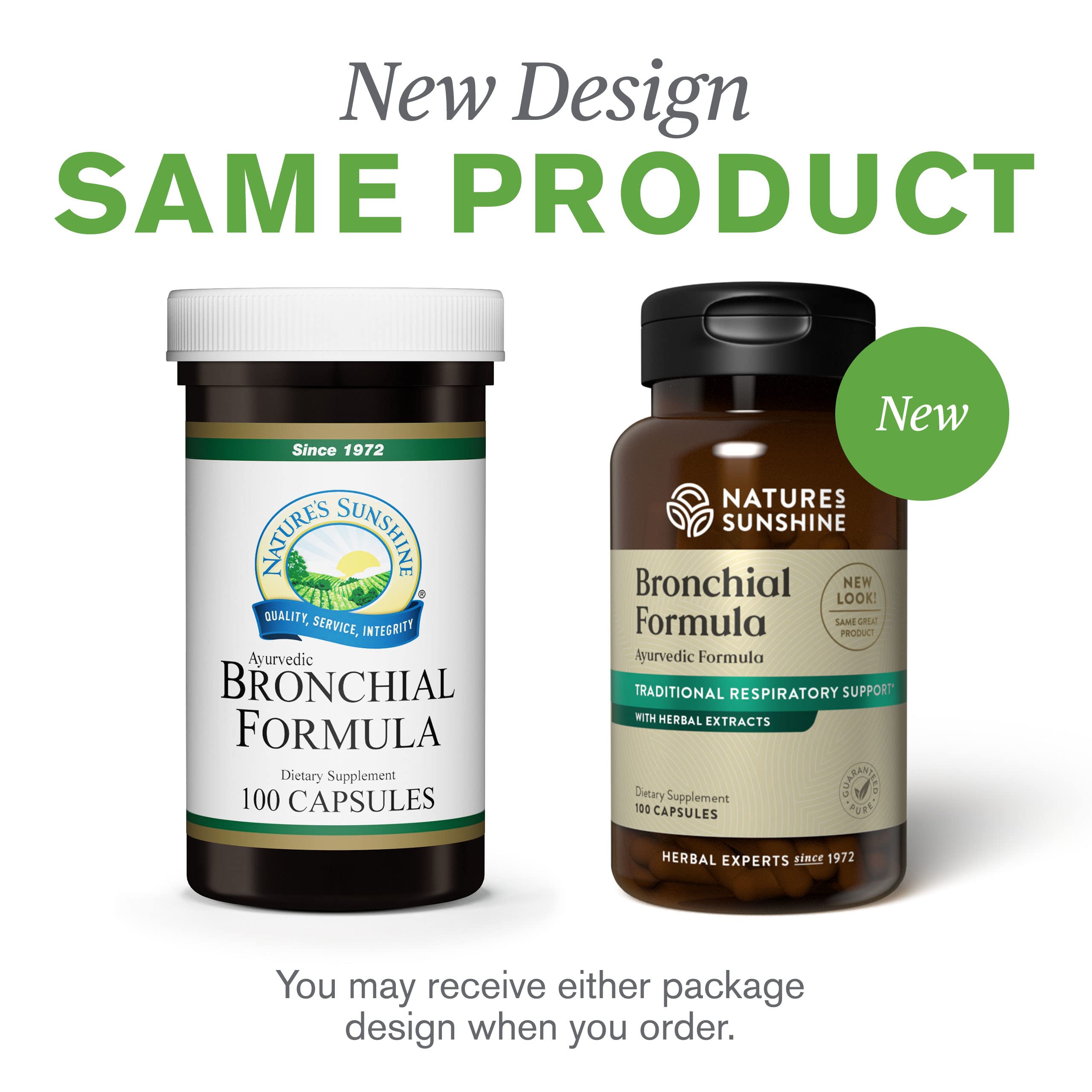 Pioneers of herb encapsulation—Nature's Sunshine history graphic