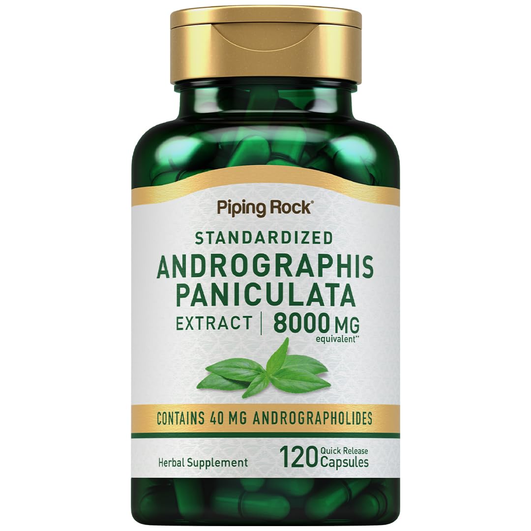 Piping Rock Andrographis Paniculata Extract bottle label