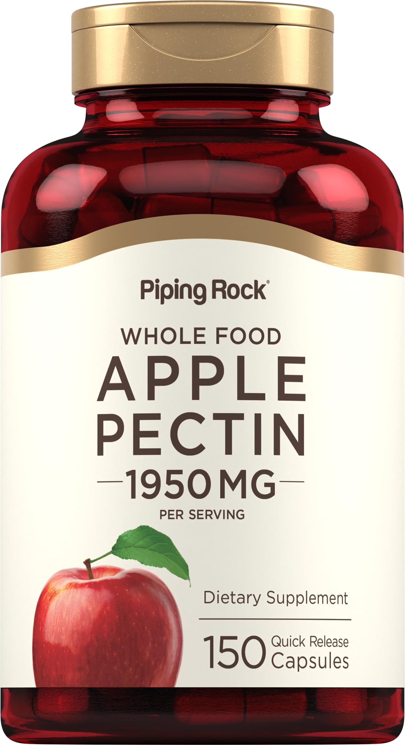 Piping Rock front packaging showing bottle and 150-count supply benefit