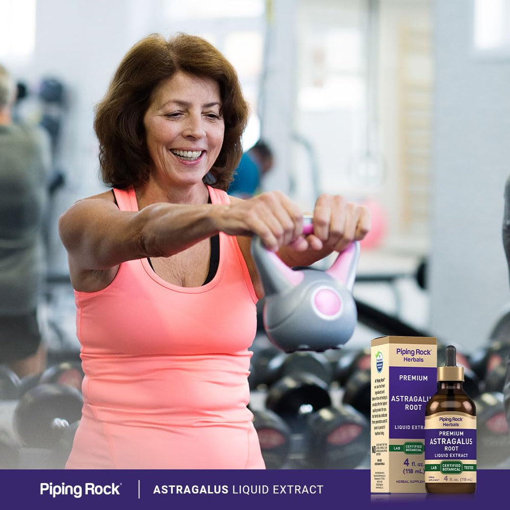 Pouring Astragalus Root Liquid Drops from bottle into dropper