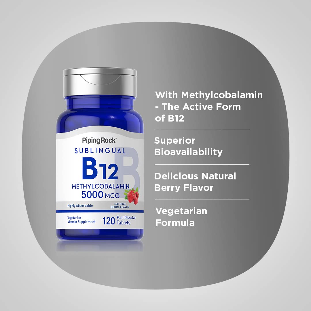 B12 tablets dissolving illustration showing fast dissolve